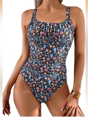 Boho Floral Print One Piece
Swimsuit XS-1093/bb6